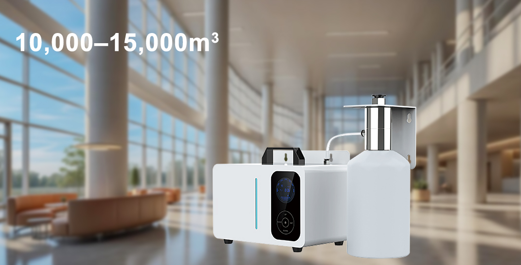 HYL-8000H'nin Gücünü Keşfedin: İdeal Büyük HVAC Otomatik Susuz Yağ Difüzörünüz